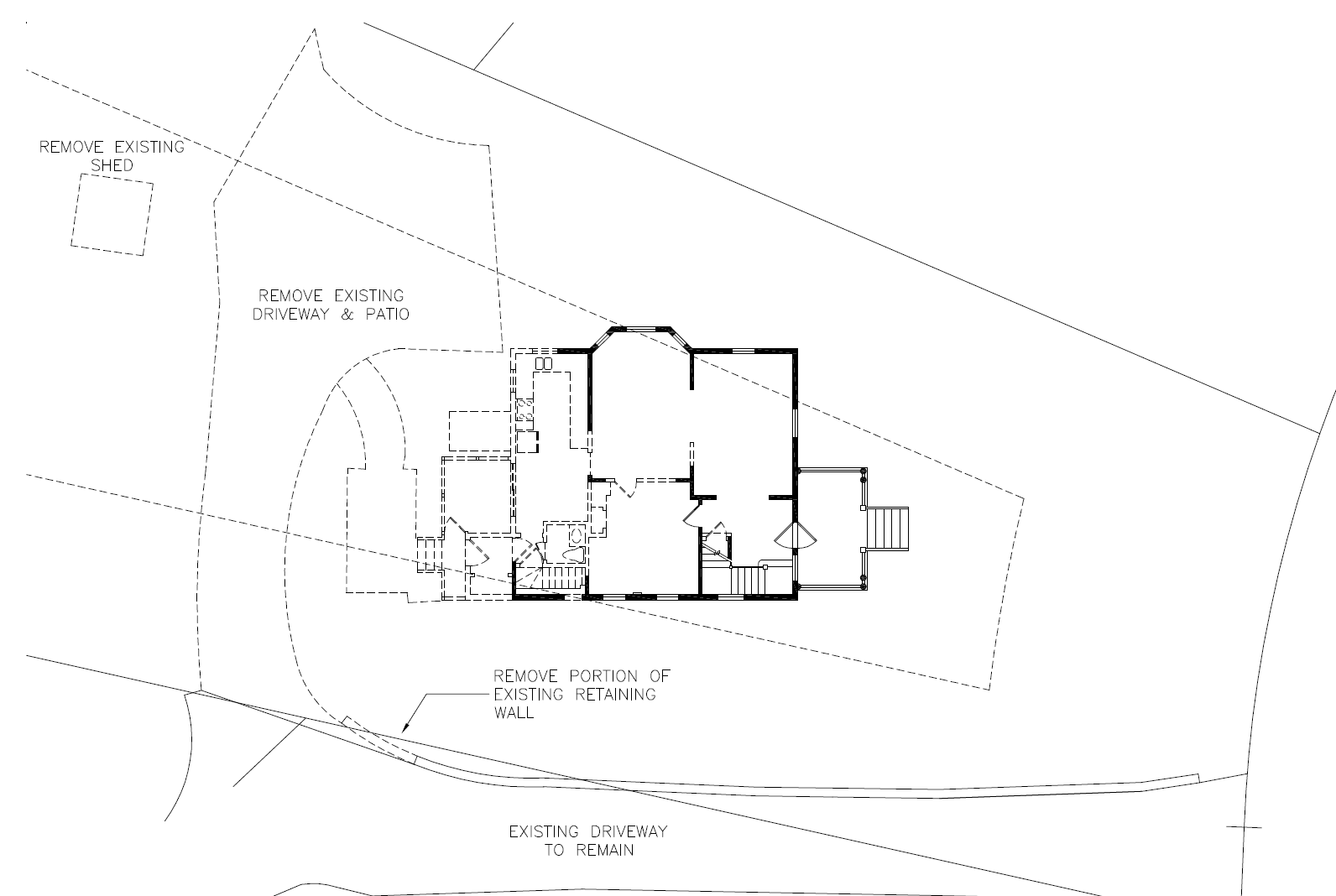 Demolition site plan